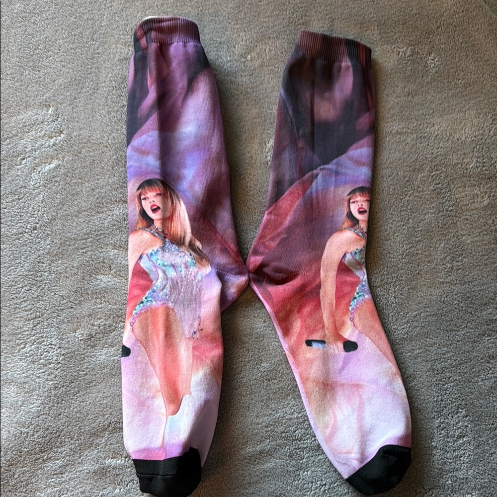 Taylor Swift The Eras Tour Movie Socks Lover Bodysuit Novelty Gift Swiftie Sock